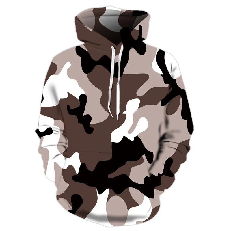 

Hot Sale Men's Camouflage Hoodie 3d Fashion Casual Pullover Men's Sports Hoodie Asian Size S-6XL