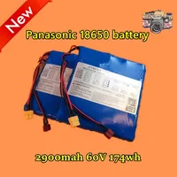 Panasonic Balance car Battery 60V 2900mAH 174Wh DIY 18650 Self Carlectric Unicycle 2.9AH Power Car Battery Pack