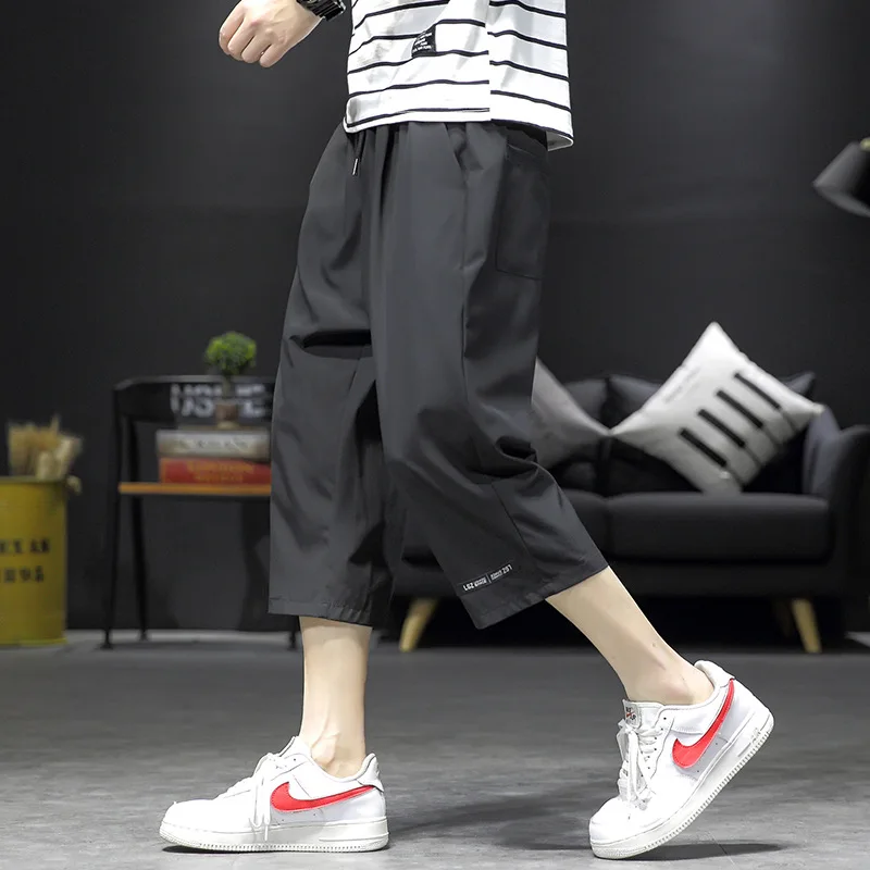 

Wholesale Plus Size 5XL Cargo Pants Men Street Wear Casual Hip Pop Cropped Cargo Pants