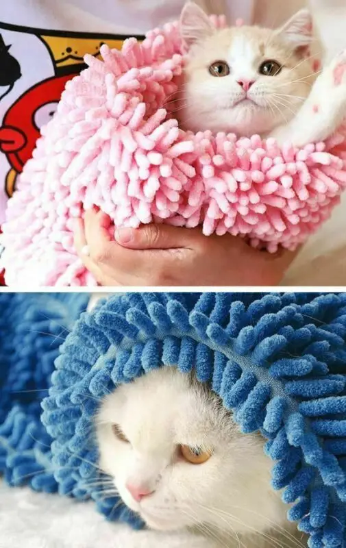 2 Цвета стрижка кошек и собак сушки Полотенца абсорбент ванна душ Wash Очистка