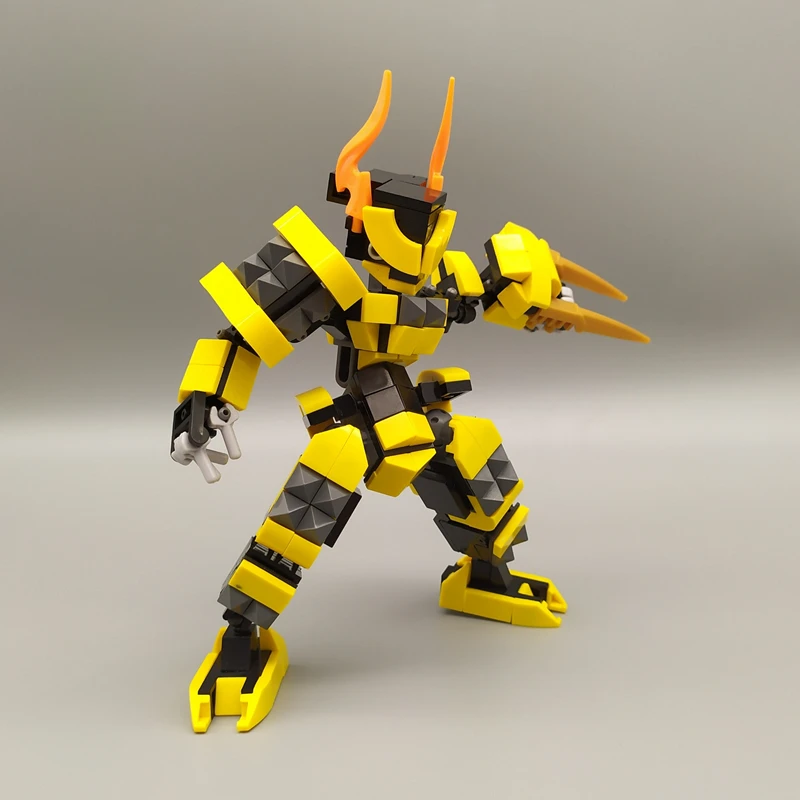 Фигурка конструктора Mech Warrior 264 шт. игрушки для детей броня роботы Аниме фигурки