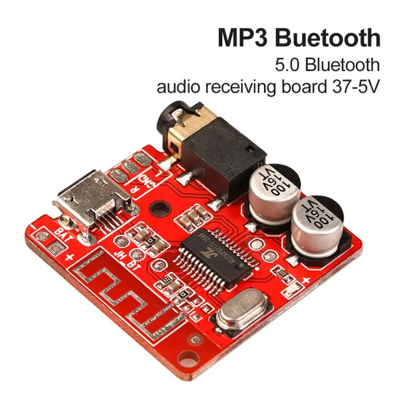 Bluetooth 5 0 JL6925A стерео музыка 3 мм DIY Автомобильный аудио приемник с поддержкой WAV + APE