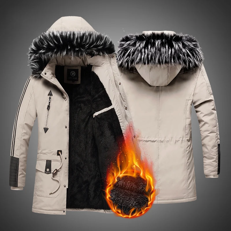 Мужская куртка на флисе теплая плотная ветрозащитная повседневная с мехом