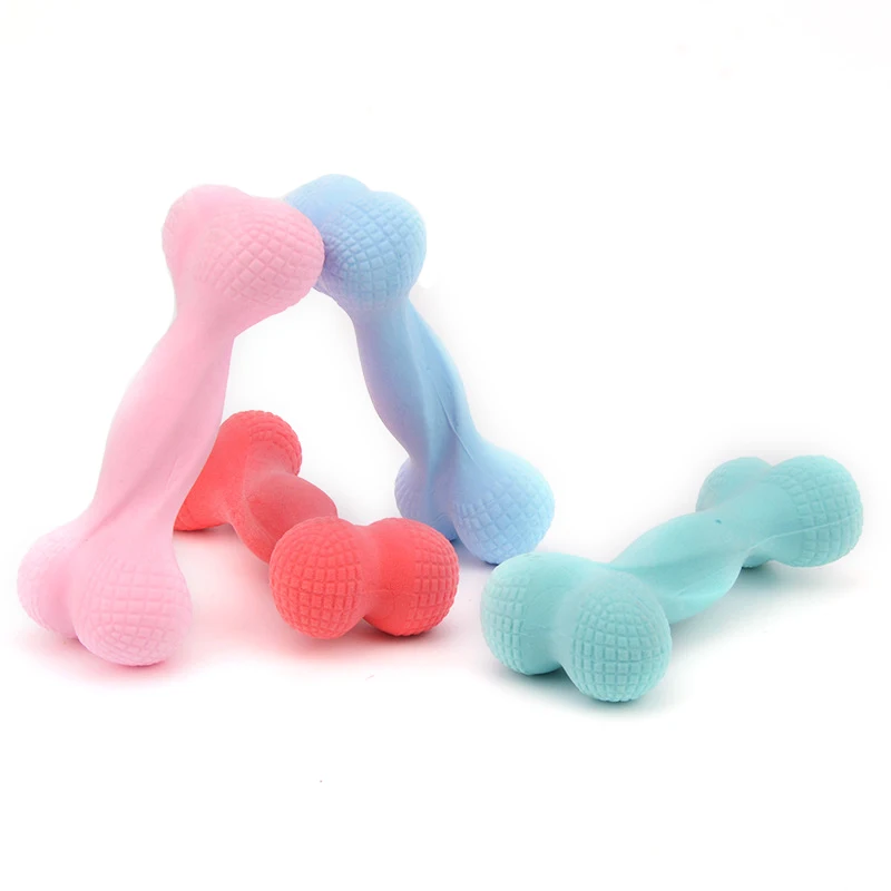 1 шт. новые зубы жевательная игрушка аромат вспенивающие кости Тедди золотистый