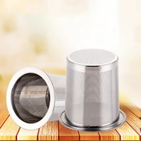 reusable stainless steel mesh tea infuser tea strainer teapot tea leaf spice filter drinkware kitchen accessories 40p