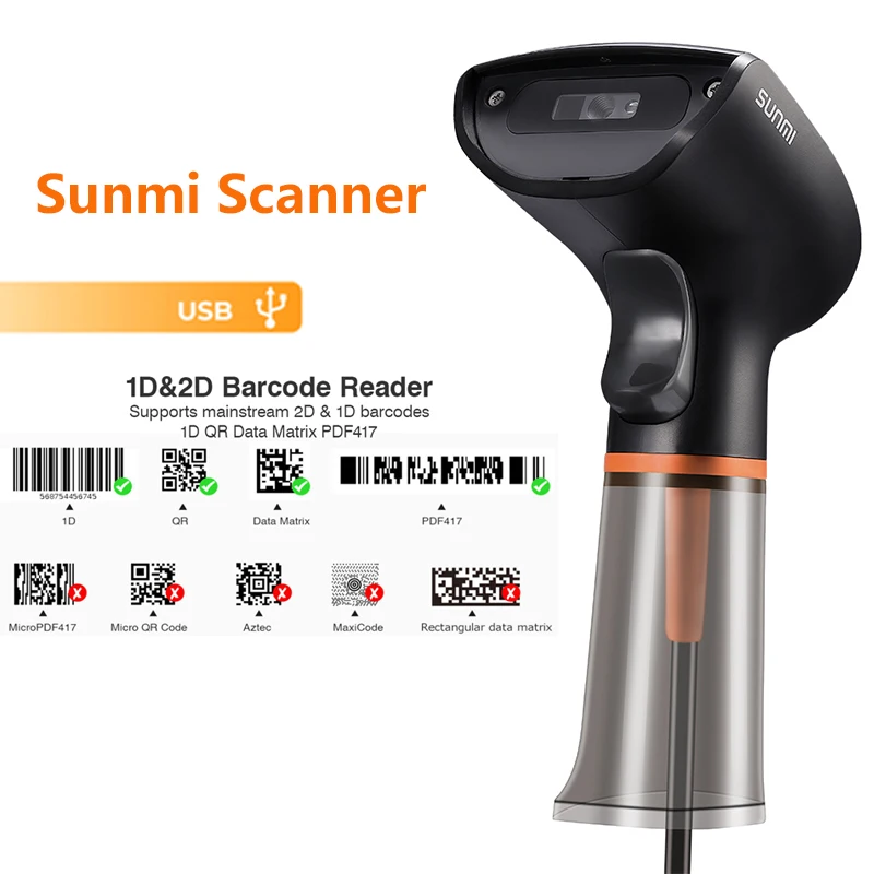 IssyzonePOS ручной сканер штрих-кодов 2D QR сканер штрих-кода Bluetooth USB считыватель штрих-кодов поддержка PDF417 матрица данных