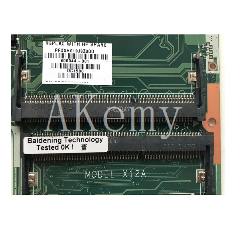 

AKEMY DAX12AMB6D0 Laptop motherboard For HP Pavili 15-AB 809044-001 809045-601 809045-501 original mainboard I5-5200U GT940M
