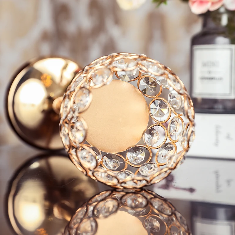 Новинка Хрустальный подсвечник для свечи Свадебный Рождественский Хэллоуин