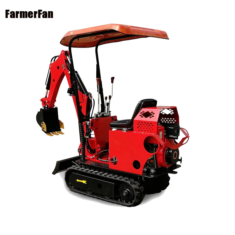 1 ton small hydraulic excavator machine kv08 agricultural mini excavator