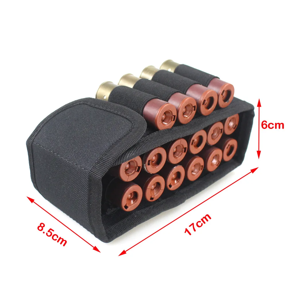 

12G Tactical Sports Bullet Bag 16 Shotgun Storage Bag Molle Accessory Multifunctional Belt Bag