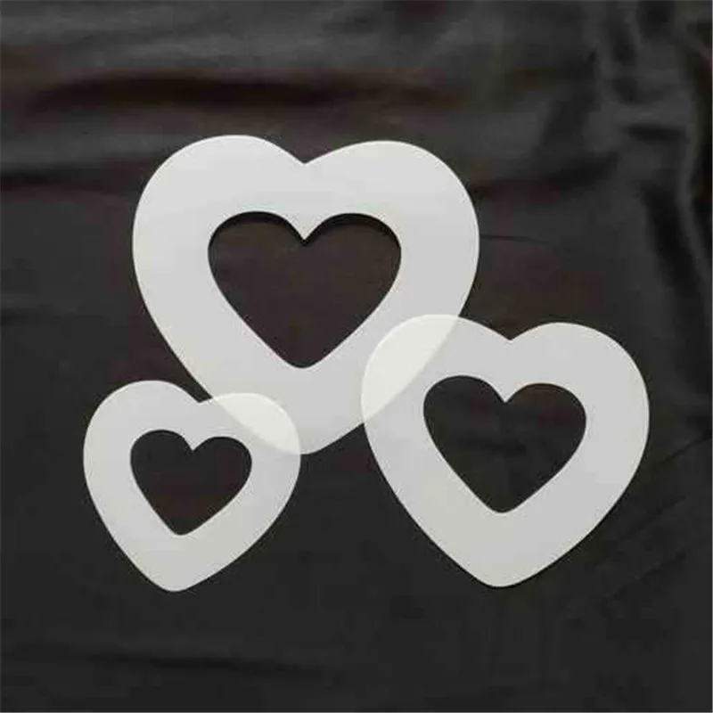 3 шт. формы для тортов пластиковые в форме сердца форма украшения торта