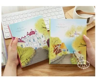 kawaii korean colored notebook students writing notepad drawing planner scrapbooking thick book