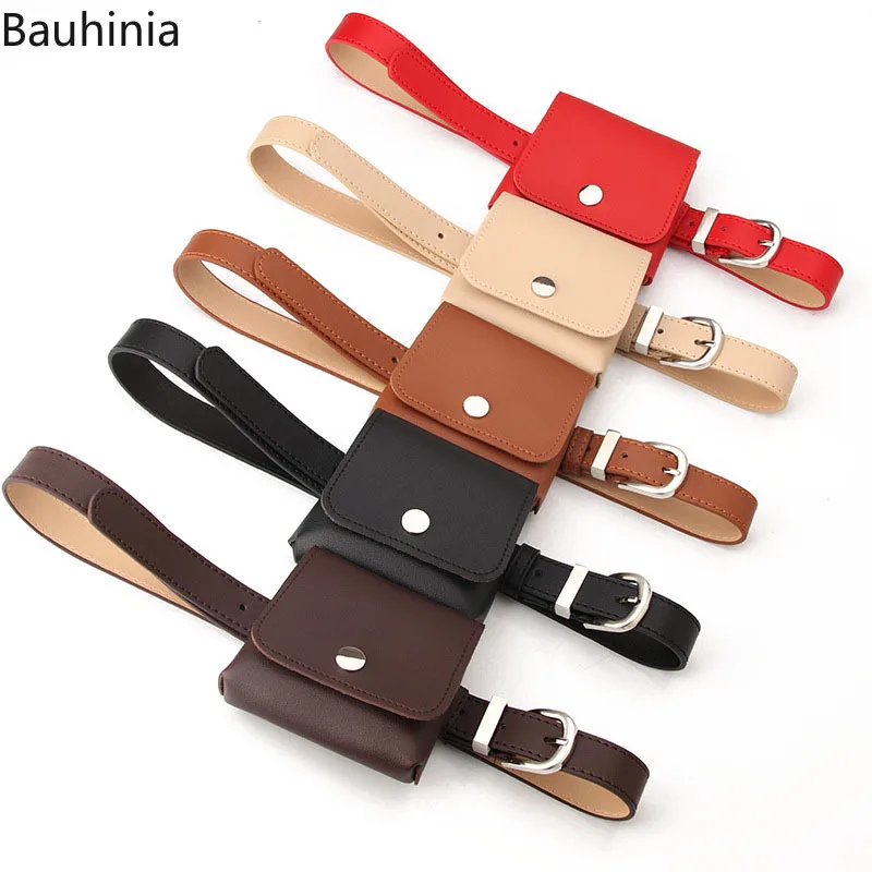 

New Waist Pack Artificial leather Fanny Pack Simple Women's Gift Belt Bag Crossbody Bags Casual Chest Pack Female Purse Black