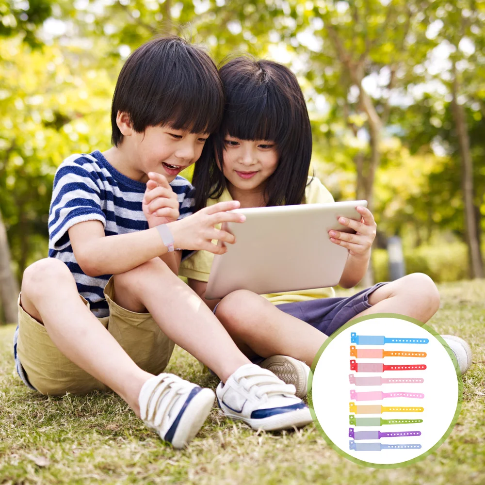 100 шт. одноразовые браслеты из ПВХ|Карты контроля доступа| |