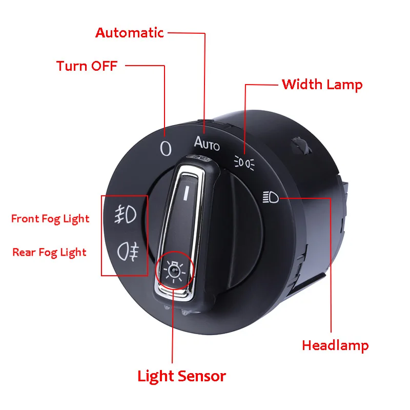 AUTO Head/Foglights Controller Switch Light Sensor Module For VolksWagen Golf 6 | Автомобили и мотоциклы