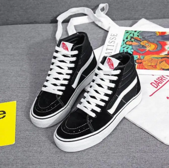 

2 colour Men's Lightweight sneakers lace-up Double zipper round toe high top casual shoes for men fashion falt office shoes