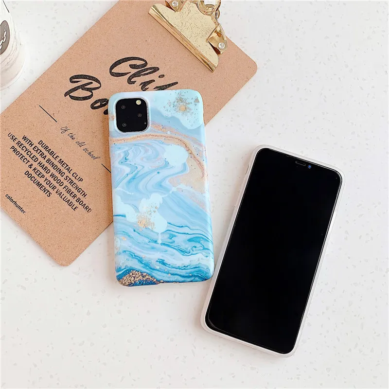 Роскошный Мраморный чехол для телефона IPhone 11 Pro Max силиконовый мягкий 7 6s 8 Plus X XR XS