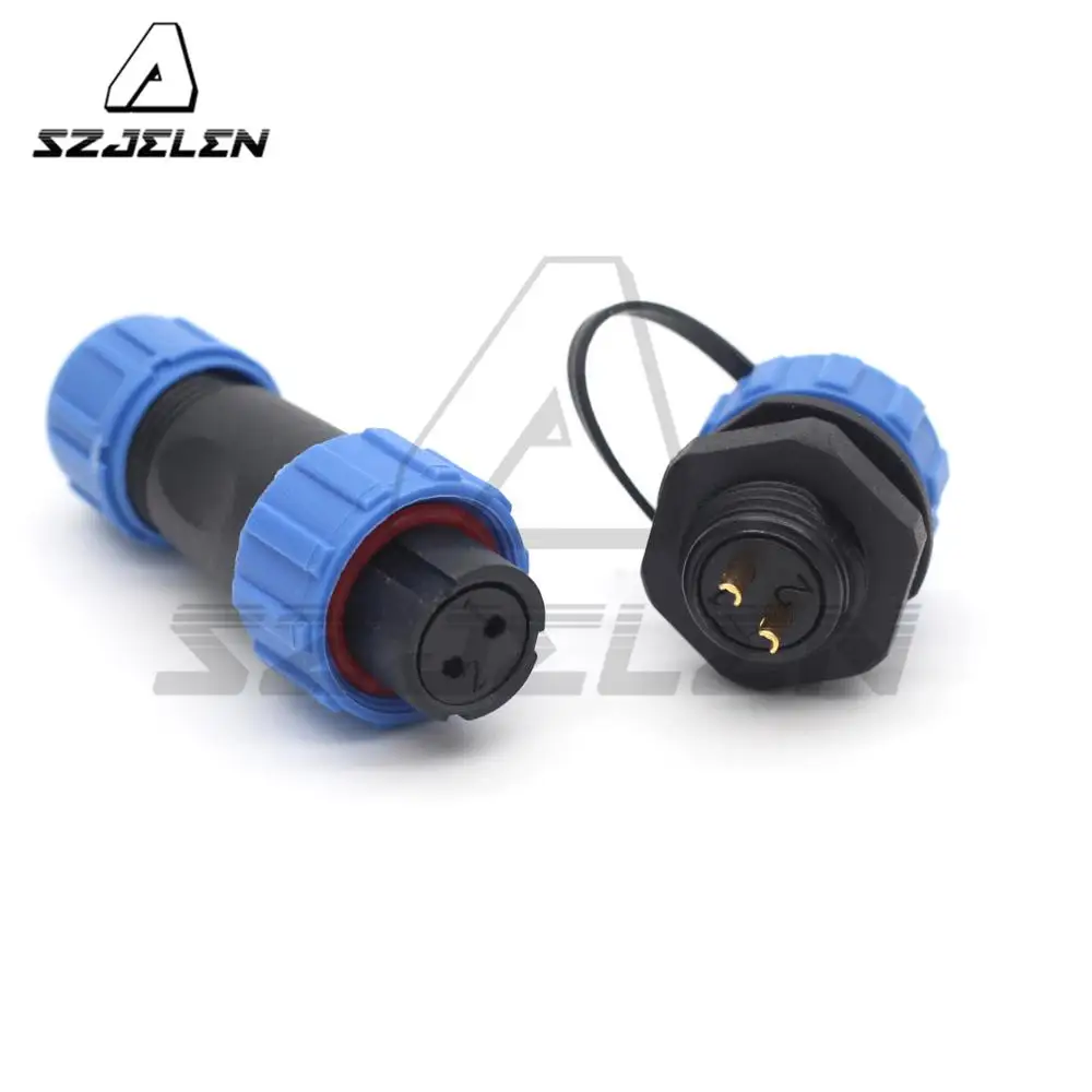 SP13 2 pin Waterproof Connector LED Power Wire Connectors Automotive Female Plug &amp Male Socket | Обустройство дома
