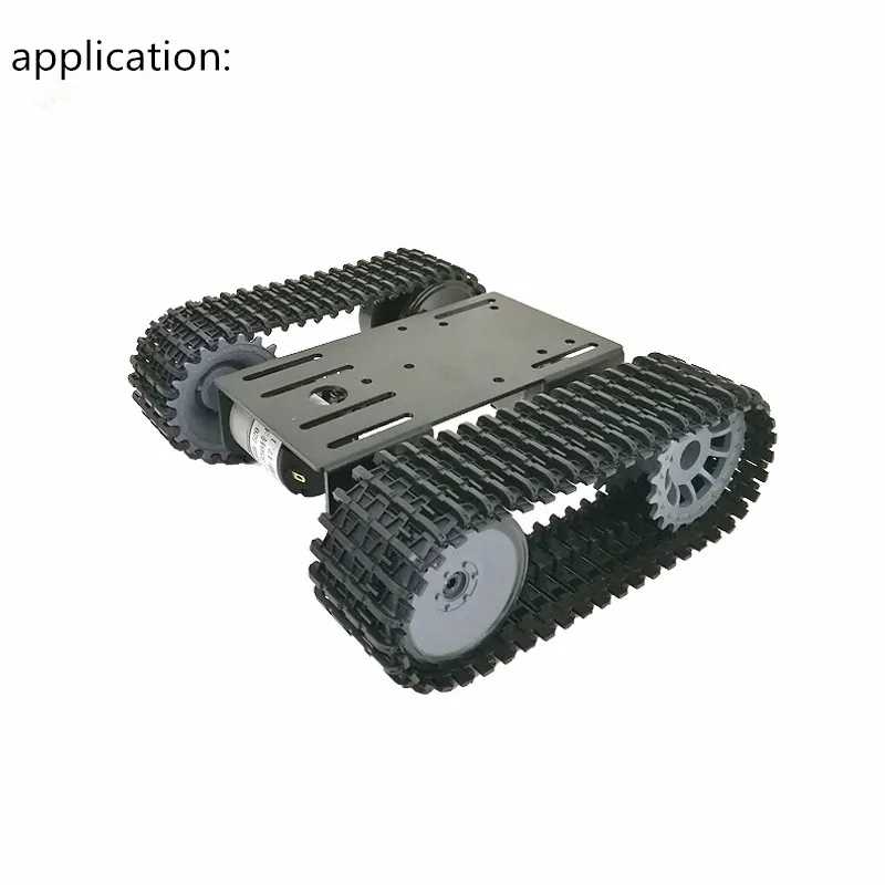 DIY TC 09 80 см инженерно Пластик трек Р/У танки шасси гусеничная цепь для гусеничных