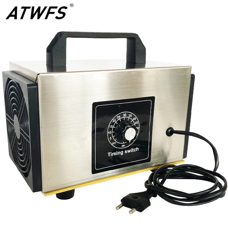

ATWFS Air Purifier Ozone Generator 220v 60g/48g/36g Air Cleaner Home Ozonator Portable Ozon Ozonizer O3 Generator with Timing