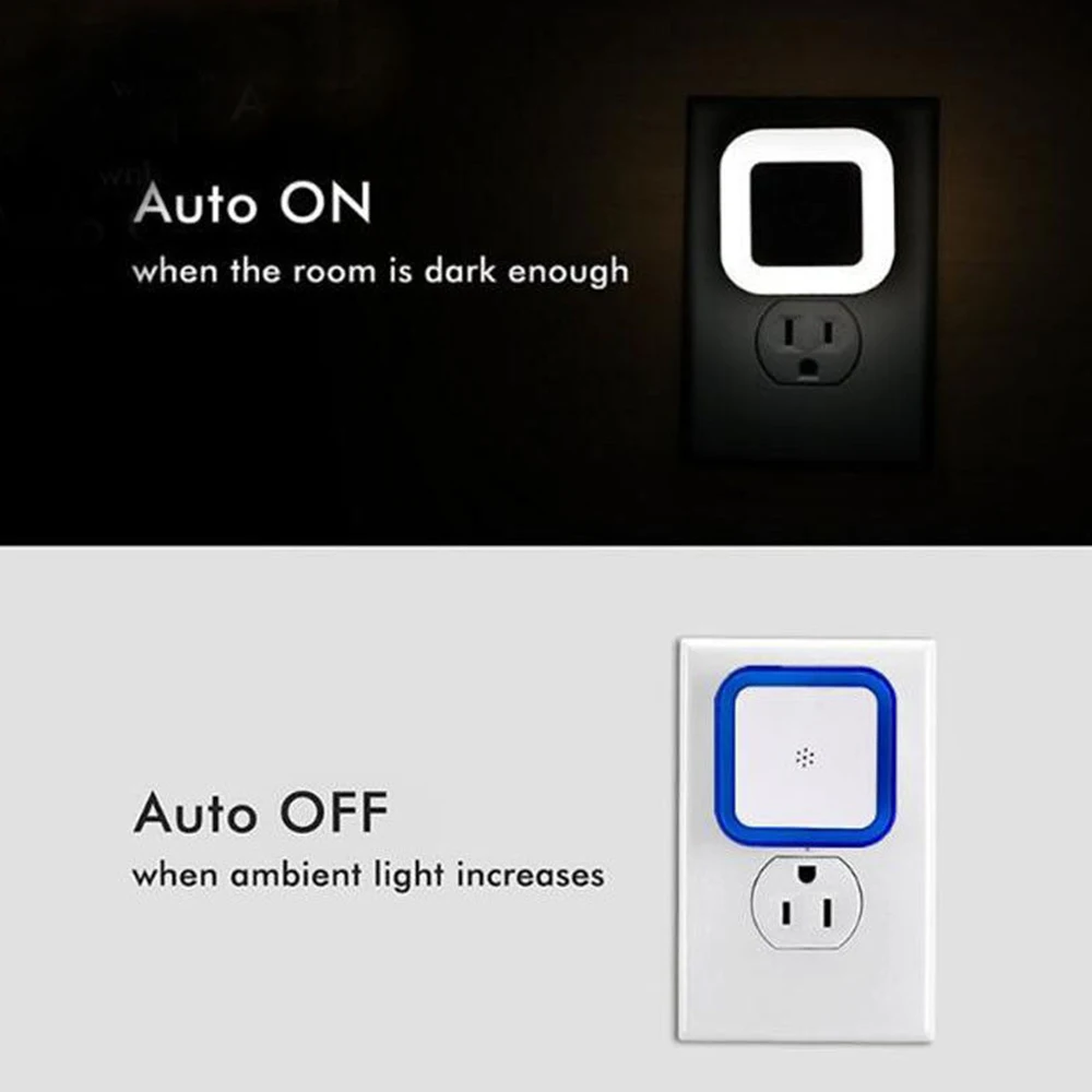 Безопасная лампа со светочувствительным датчиком внутреннего/наружного ночного