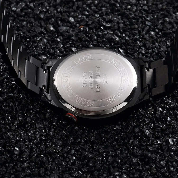 

Men's business leisure watches new fashion camera lens men's watches luminous waterproof multifunctional stainless steel watches