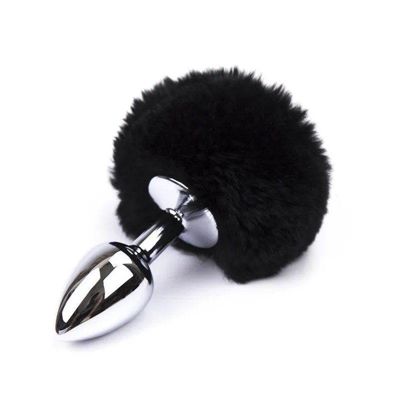 Sex Rabbit Tail Stainless Steel anal plug Cosplay Costumes Props Anal Plug Backyard Stimulation Stimulator Masturbation Toys|Анальные