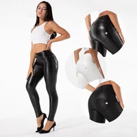 shascullfites melody high waist leather leggings booty push up leather workout leggings stretch fleece lined leather pants