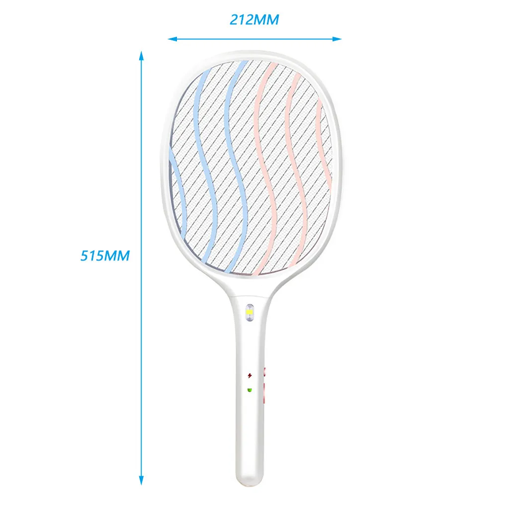 

Mata Moscas New Type LED Rechargeable And Lighting USB Charging Fly Swatter Mosquito Swatter mata mosquito electrico