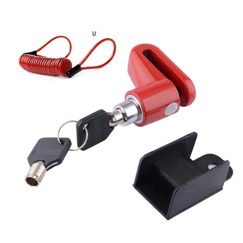 Anti theft Disk Brake Rotor Lock Reminder Rope Set For Xiaomi M365/Pro Scooter Bicycle Motorcycle Safety | Спорт и развлечения