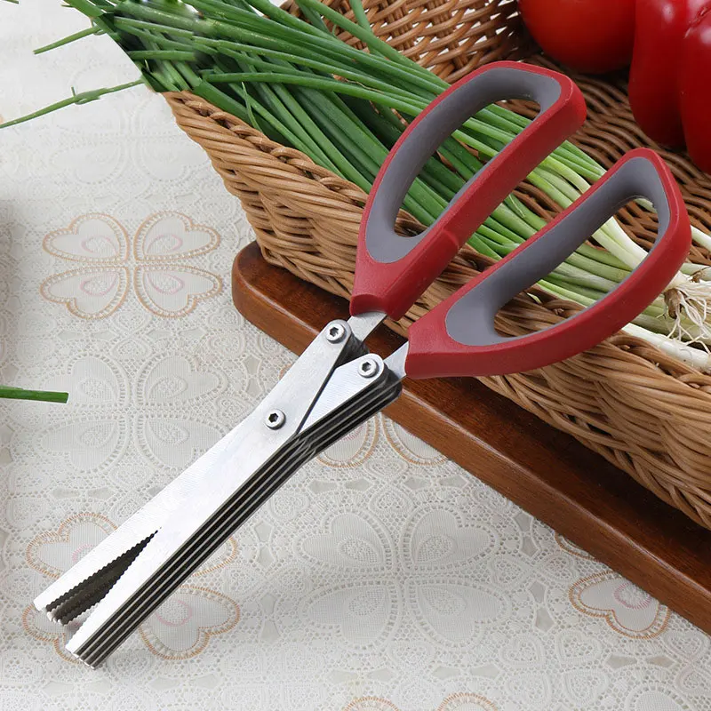 Прямые поставки бытовые ножницы с пластиковыми ручками из нержавеющей стали