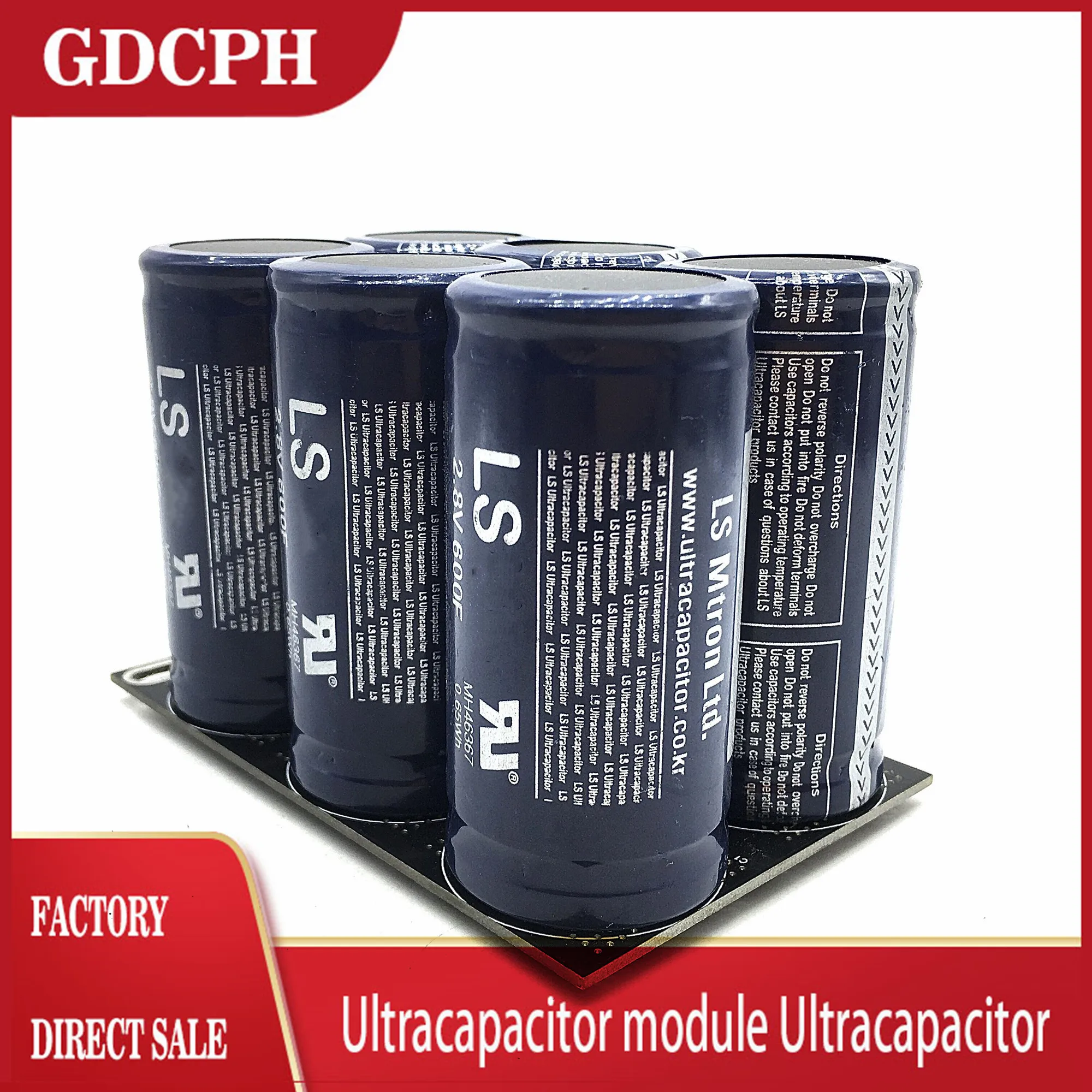 

Automotive rectifier capacitor 16V100F Supercapacitor 2.8V600F Automotive starter Capacitor Farad capacitor