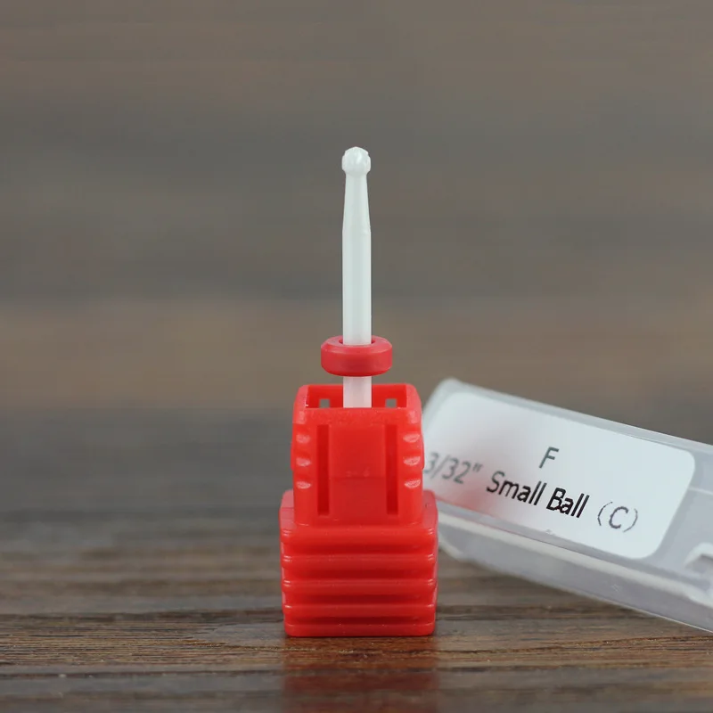 NianLenss Электрический Керамика кутикула чистый заусенцев насадка Barrel Ball Круглый