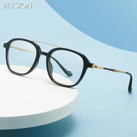 betsion retro glasses blue light blocking tr90 eyeglass frames computer spring hinges clear anti blue mens womens computer