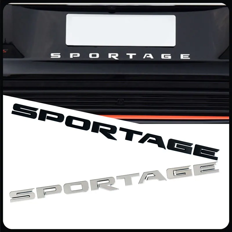 1 шт. 3D ABS задний бампер автомобиля Наклейка эмблемы багажника для Kia Sportage Rio K5 Optima Cerato Proceed Venga Sedona.