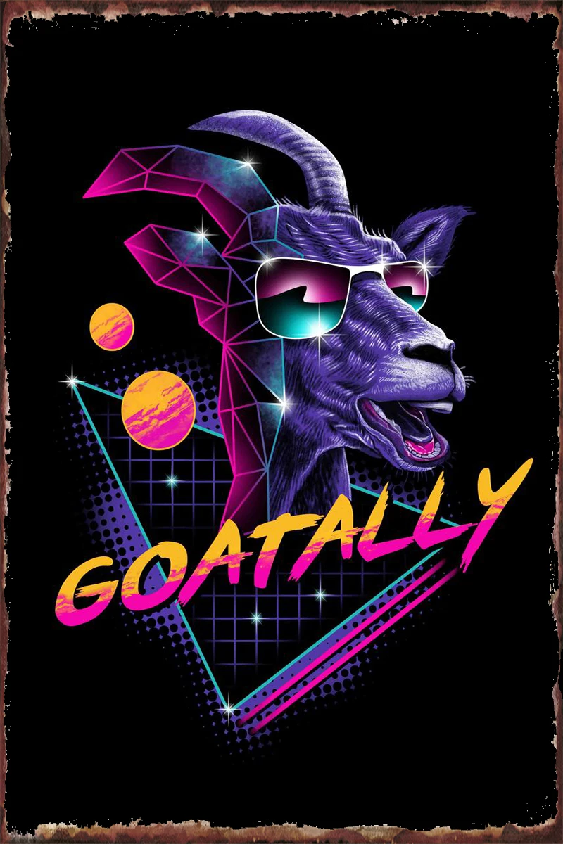 Неоновый в Армении Ретро винтажный металлический знак Оловянная вывеска