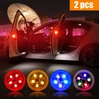2 шт., 5 светодиодных сигнальных ламп для дверей автомобиля