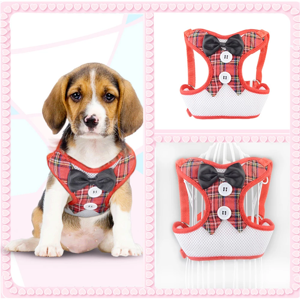 Шлейка для собак жилет на грудь прогулок поводок щенков комплект поводков