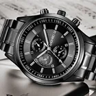 Часы наручные мужские кварцевые, модные деловые аналоговые водонепроницаемые, из нержавеющей стали, #10