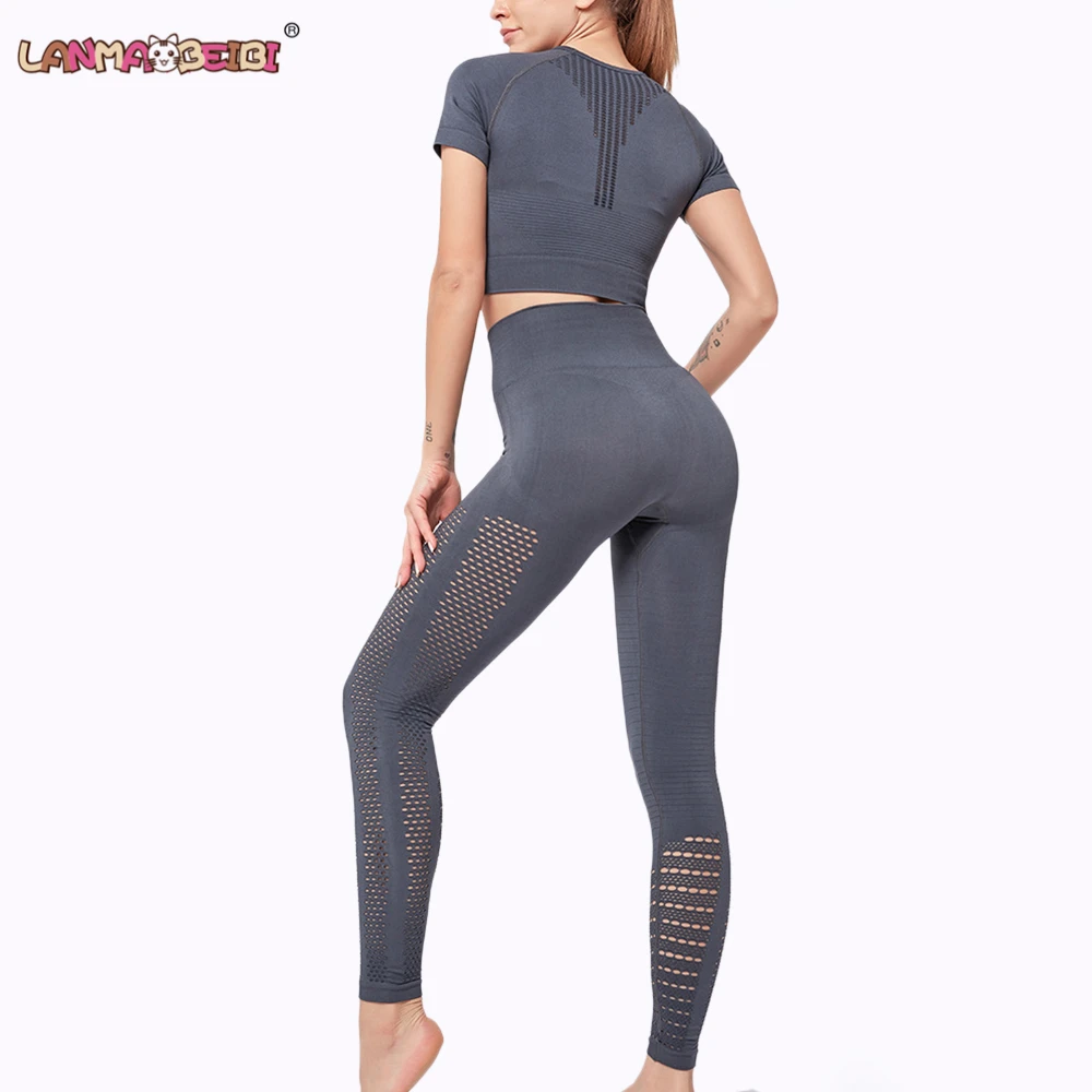 

Women Sports Clothing Yoga Set Gym Set Workout Clothes For Women Fitness Clothing Women Seamless Sports Bra and Leggings Set