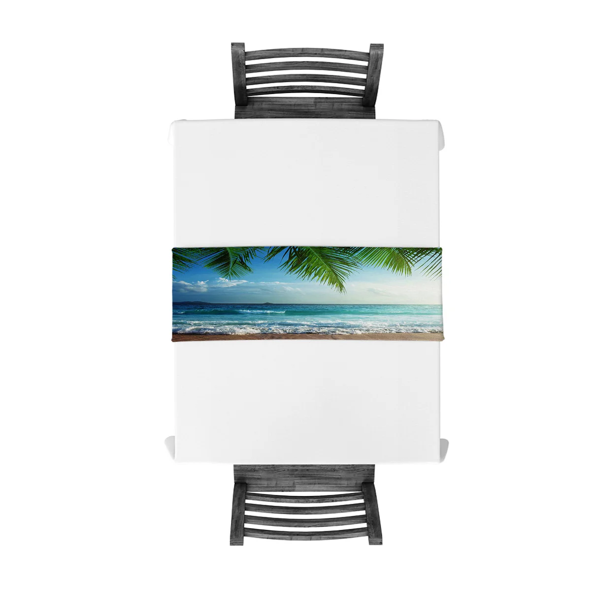 Тропические пляжные кокосовые скатерти настольное украшение для домашвечерние