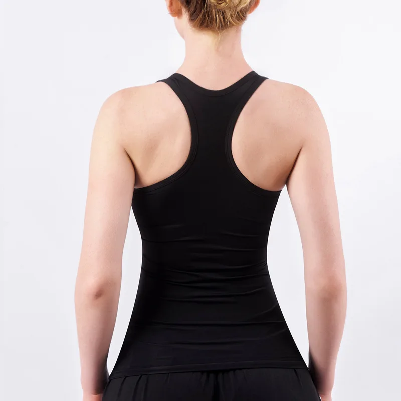 

Women Compression Jogging Tracksuit Yoga Fast Dry Vests Ladies Elastic Tights Running Fitness Vest Outdoor Sports Underwear