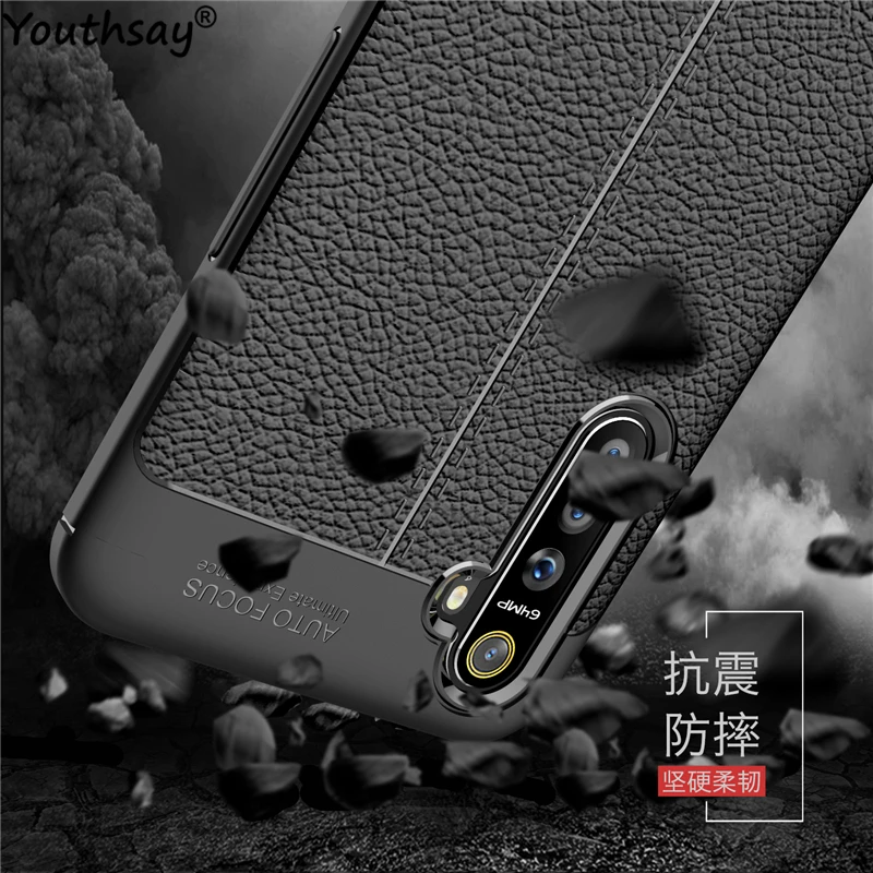 for oppo realme xt case shockproof luxury leather silicone anti knock case for oppo realme xt x50 6 5 cover for oppo realme xt free global shipping