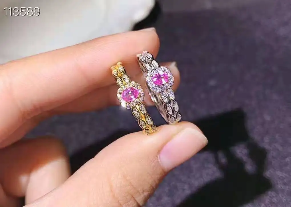 Цейлонские ювелирные украшения из натурального цейлона Шри-Ланка 3x4 мм кольцо с