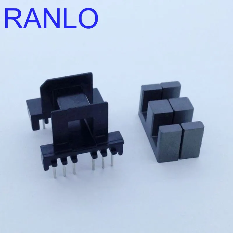 RANLO EF20 6 + 8pin Трансформеры Шпульный каркас PC40 ферритовый сердечник|Трансформаторы|