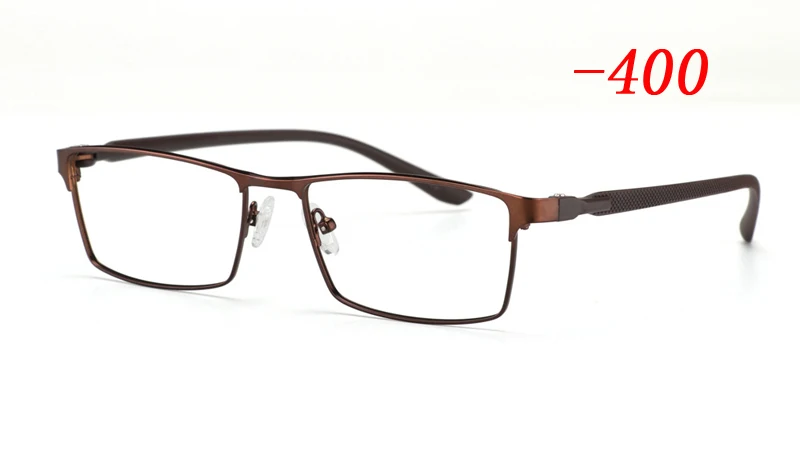 Sun Photochromic Myopia eyewear TR90 Alloy Frame Finished myopia glasses frame comfortable slip-resistant eyeglasses frame Men - Цвет оправы: Светло-голубой