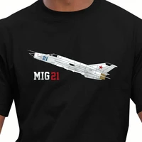 russia mig 21 fighter aircraft men t shirt short casual four seasons o neck mens t shirts size s 3xl