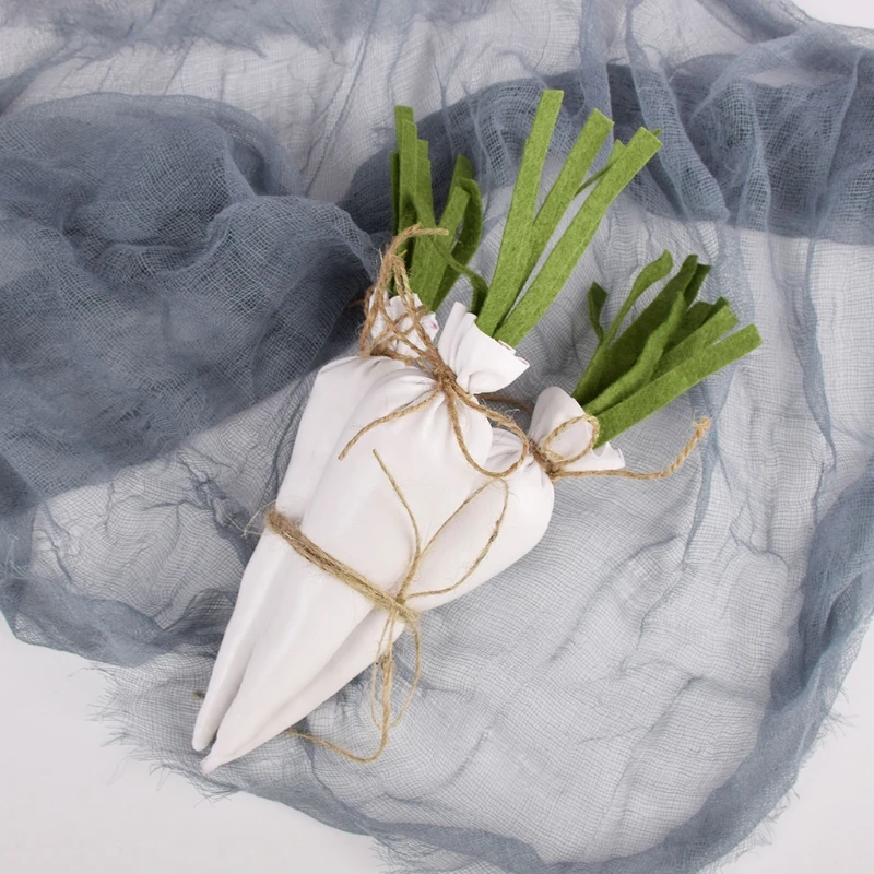 

Easter Non-woven Carrot Garden Decorations Artificial Fruits Toys Party Props Christmas Ornament 28GF