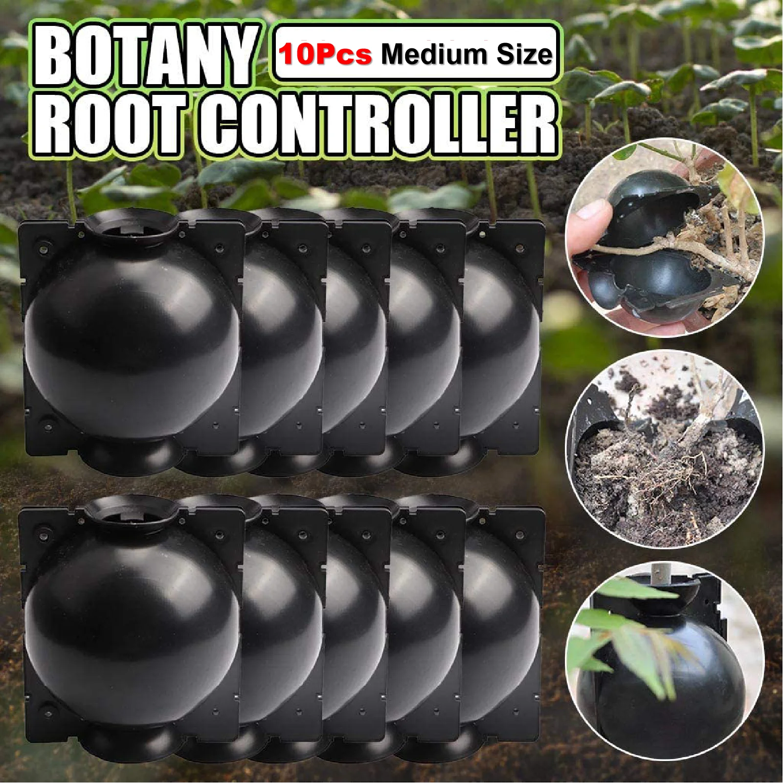 

10pcs 8CM Rooting Device Ball Grafting Rooting Growing Cube Breeding Box Seeding Hydroponic Grow Media for Garden Plant Growth