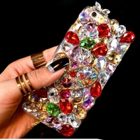 luxury 3d color diamond case rhinestone bling phone cover fundas coque for samsung a5 a7 2017 a9 a8 a6 plus a50 a70 a80 a51 a71